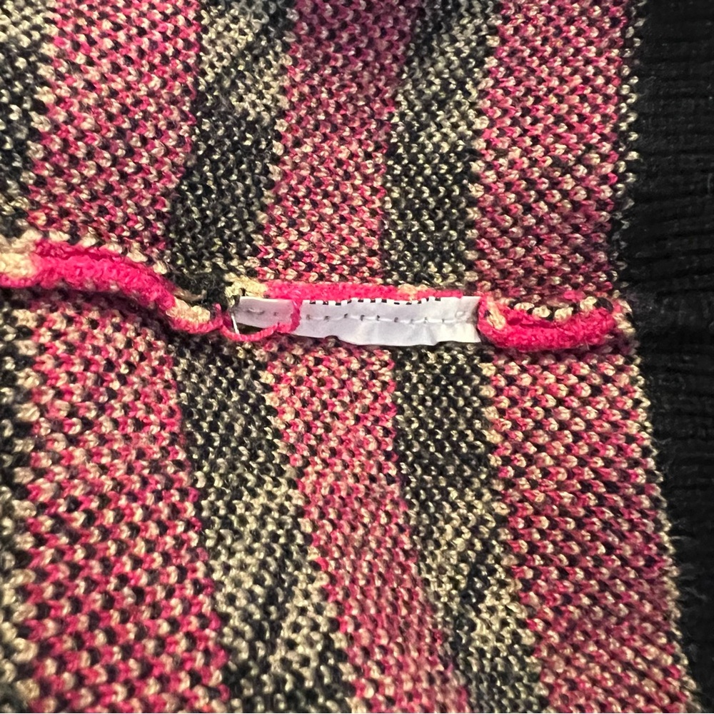 Desigual Aspen Mixed Print Fun Sweater Women’s Size XL Slim Fit Apres Ski - Picture 7 of 8